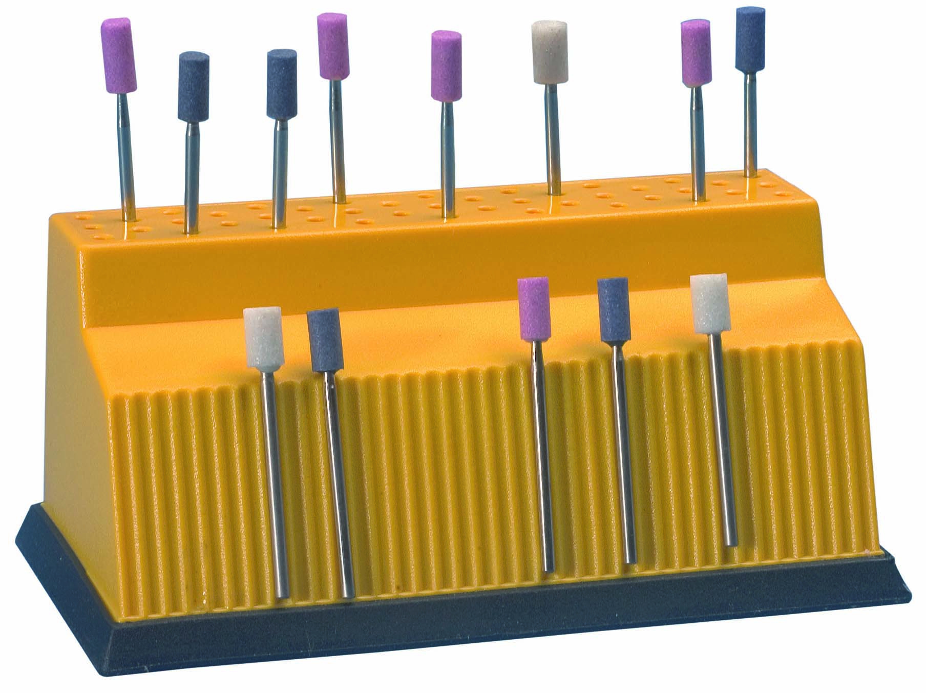 Porte-fraises Dentaire Aluminium 26 Trous - Lot De 2 Pièces Pour Laboratoire