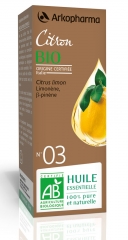 Huile essentielle Bio de Citron N°3  58-102