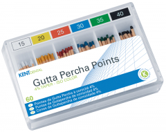 Pointes Gutta ISO colorées  16-498