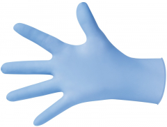 Gants en nitrile non poudrés Gants Bleu 50-855